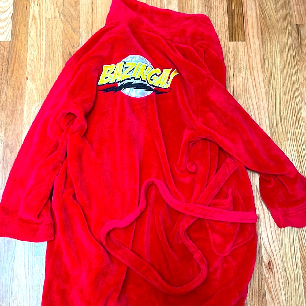 Big Bang Theory Bazinga Bath Robe